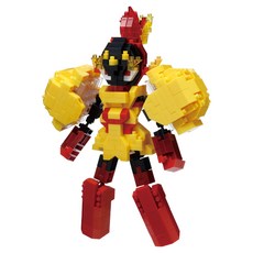 nanoblock 河田積木 KWD 積木 NBPM R04 紅蓮鎧騎 RS 250, 1個, 混和顏色