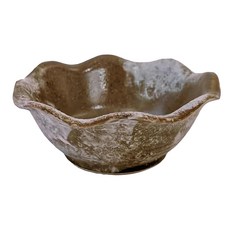 美濃燒 秋麥八角陶缽, 陶瓷材質, 350mL容量, 日本產, 1個, 單一顏色