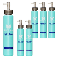 LUDILIYA 綠迪麗雅 硬雕強力塑型乳 300ml - 三重精油 多重保護 解除毛躁分岔 防止頭髮靜電 保持頭髮水潤有光澤, 6瓶