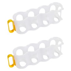 E.City 易開罐4格分裝盒 Set 2個 尺寸: 約30x10x7.5cm 材質: PP, 橙色/湖藍/黃色(隨機出貨)