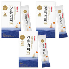 Seoul Milk 首爾牛奶 江陵咖啡拿鐵即溶咖啡禮盒，8條裝, 121.6g, 3盒