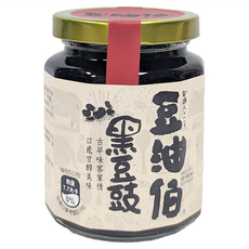 豆油伯 黑豆豉, 古早味客家美味，280g, 1罐