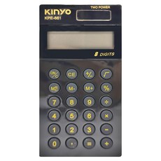 Kinyo 口袋型8位元計算機 118 x 58 x 11mm 48g, KPE661, 1個