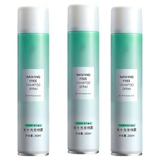 乾洗髮噴霧 藍風鈴 S005 綠瓶, 200ml, 3件