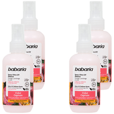 babaria色彩捕捉抗紫外線防禦復色噴霧 山茶花+巴西果 固色護彩 隔離防護光熱, 4瓶, 150ml