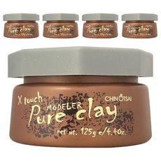 橙采 異髮族 自由創作沙龍造型髮泥 - 低光澤度, 淡香, 不油膩, 125g, 5罐