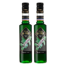 LA FOLIE 綠薄荷果露 Spearmint, 清新薄荷味蕾，口感涼爽, 350ml, 2瓶