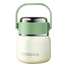 DONGXIA 316不銹鋼保溫罐 燜燒杯,綠色,550ml,方便攜帶, 1個