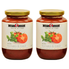 CHEF'S CHOICE 美味大師 義大利麵醬 蕃茄羅勒，新鮮原料，極緻美味，470g, 2罐