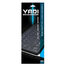 YADI 亞第 超透光抗菌鍵盤保護膜，100%防水防塵，耐油彈性抗氧化，TPU材質, KCT-APPLE12-180, 1片