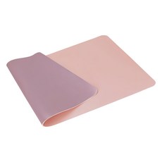 ABEL 力大牌 雙色PU皮質桌墊, 粉色/紫色