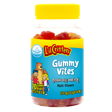 L'Il Critters Gummy Vites 兒童綜合維他命軟糖, 70顆, 1罐