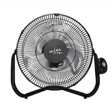 INAKA 伊娜卡 工業桌扇，加強型護網設計，安全美觀，鋁合金扇葉/強風靜音, ST-1271, 黑色