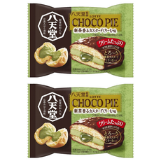 LOTTE 樂天 PABLO起司塔抹茶巧克力派 新茶香氣卡士達口味, 38g, 2包