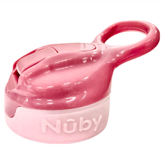 Nuby 不銹鋼真空隨行杯 不含鴨嘴 上蓋配件 櫻花粉 300ml, 1個