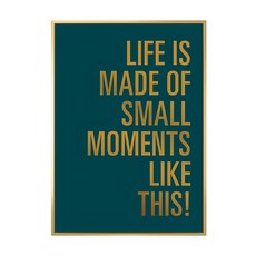 小而美好的時刻 掛畫, 金色