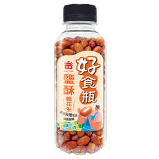 義美 好食瓶 鹽酥脆花生, 230g, 1瓶
