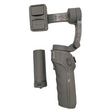 CYKE M01 三軸手機穩定器 內建陀螺儀 三軸穩定技術 人體工學設計 智能跟拍 鋁合金+ABS塑料 適用iOS/Android系統, 灰色, 1個