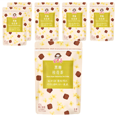 Medolly 蜜思朵 黑糖桂花茶255g 獨立包裝 無咖啡因 台灣製造, 17g, 15包, 6袋
