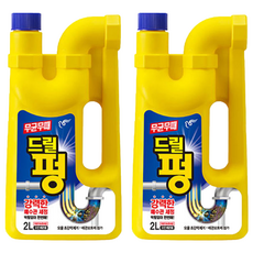 碧珍 強效排水管清潔劑，使用保護兒童的包裝, 2L, 2瓶