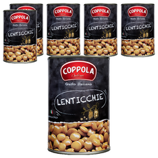 COPPOLA 柯波拉 義大利扁豆罐頭, 400g, 6罐