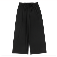 CARET 女款針織闊腿褲, 均碼, 黑