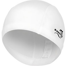 Koogi Adventure 兒童彈性泳帽 KA-ZC002, 1個, 白色