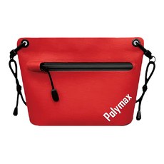 Polymax 寶麗美斯 防水隨身三角包, 220 x 135 x 60mm, 烈焰紅