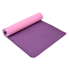 DU 大有運動 TPE 雙面防滑瑜珈墊 抗撕裂 環保無毒材質, 183 x 61cm, 紫粉色, 1個
