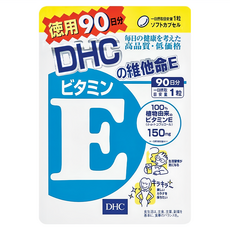 DHC 台灣公司貨 維他命E 90日份, 90顆, 30.6g, 1包, 340mg