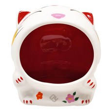 PetBest NAVO 招財貓陶瓷趣味窩 11.3 x 9 x 12 CM, 招財貓, 1個