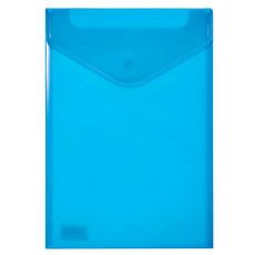 ECO Chungwoon 黏扣直式文件袋 A4 藍色, 5個