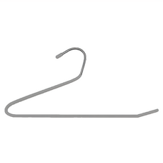 奈米防滑鵝形褲架 高錳鋼+塑料+鐵絲 36x16cm 10入, 灰色, 1組