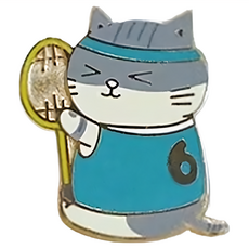 黃阿瑪的後宮生活 後宮運動代表琺瑯徽章 金屬材質 尺寸約3*3.5cm, 柚子 多色, 1個