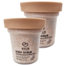 MY SCHEMING 我的心機 水梨花白麝香 淨嫩身體去角質, 400g, 2罐