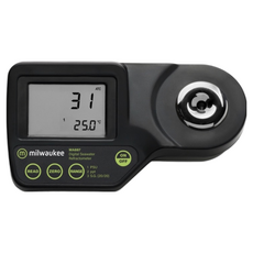 藍箱水族 Milwaukee 數位鹽度計 電子比重計 自動溫度補償 無耗材 桌機 精準 校正容易MA887比重計, 單色, 1個