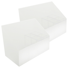 SHIMOYAMA 無印風彩妝保養品分類收納盒 附分隔盒, 2個