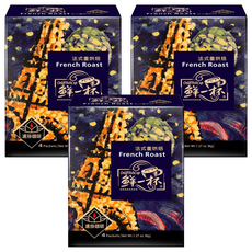 鮮一杯 法式重烘焙濾掛咖啡 4包 搖滾煙燻風味 沖泡方便 獨立包裝, 9g, 3盒