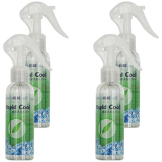HSAE Rapid Cool 急涼降溫噴劑 綠茶香氛 L-薄荷醇 瞬間降溫 持續力長, 100ml, 4瓶
