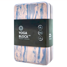 Miracle 墨瑞革 一體成形環保高密度瑜珈磚 50D迷迭紫, 23cm*14cm*8cm, 500g, 23 x 14 x 8cm, 迷蹤紫, 1個