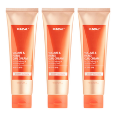 KUNDAL 昆黛爾 波浪造型護髮乳 櫻花香, 130ml, 3條