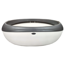 Richell 利其爾 拉普蕾蛋型便盆 S 尺寸: 30x39.1x12H(cm), 摩登灰, 1個