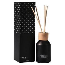 MOON LIGHT 北歐設計香氛室內擴香, 月光紳士黑, 100ml, 1組