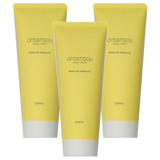 onsEnsou 溫泉藻 香氛絲潤護髮素 元氣柑橘 200ml, 3個
