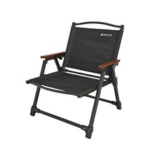 Cypress Creek 賽普勒斯 小豆椅 CC-FC120 露營折疊椅，輕巧便攜，戶外休閒必備, 黑色, 1個