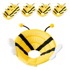 3baby 三個寶 寵物伊麗莎白透氣防咬頸圈 10個 透氣舒適防咬, 小蜜蜂, S