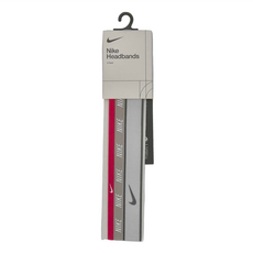 NIKE 耐吉 混搭式髮帶3件組, 粉灰白, 1組