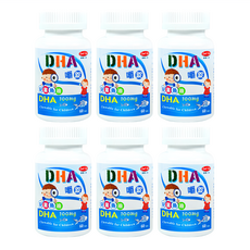 good Life 得意人生 兒童DHA魚油嚼錠 100mg, 60顆, 6瓶