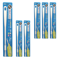 minono 米諾諾 BR-13 硬毛瓶底刷 31.5 x 1.8 x 1cm, 142151, 6個