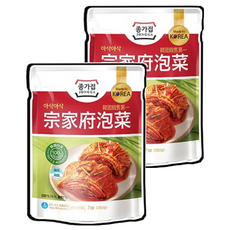 JONGGA 宗家府 泡菜，經典原味 甜酸辣平衡, 200g, 2包